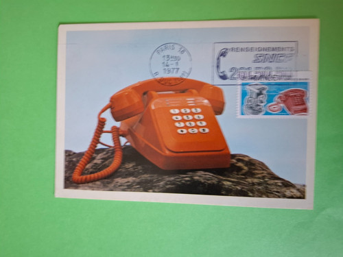 Carte postale téléphone - carte,
