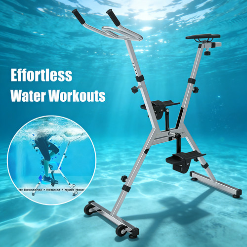 Underwater aquatic bike - underwater,