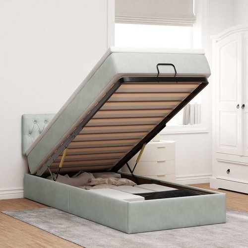 Lit coffre avec matelas led - coffre,