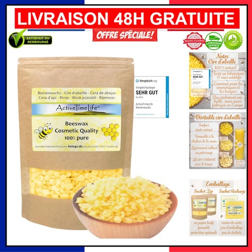 Cire abeille 100 naturelle - d'abeille, 100%