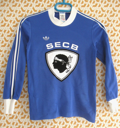 Maillot bastia 1978 adidas - sc,
