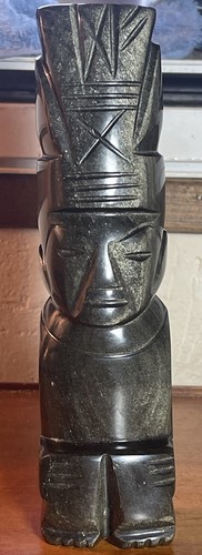 Statuette inca pierre - statuette,