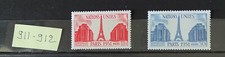 paire timbres france neuf