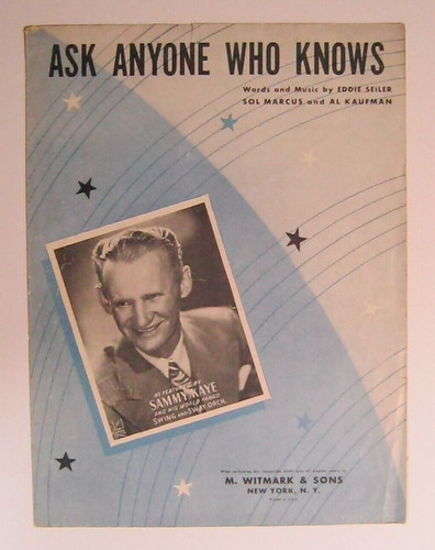 Ask anyone who - ask,