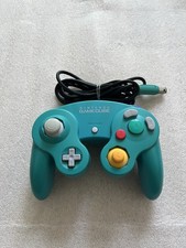 Manette officielle Nintendo GameCube bleu émeraude bon état T3 Japon