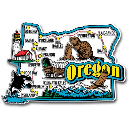Oregon jumbo state - state, by