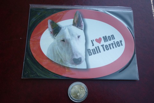 Grand magnet chien bull - magnet,