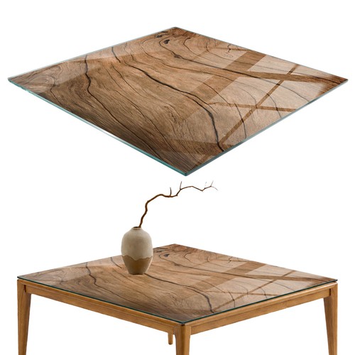 Plateau table verre - en,