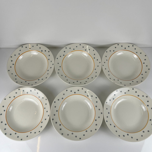 Gien assiettes creuses - 6,