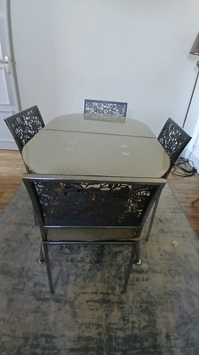 Table verrre extensible 120 - table,