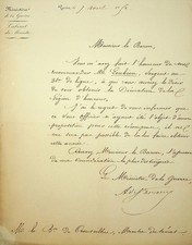 ✒ L.S Arnaud Jacques LEROY de SAINT ARNAUD maréchal de France ministre Guerre