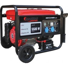 Groupe électrogène AVR monophasé essence 5500W 13CV démarrage électrique avec ki