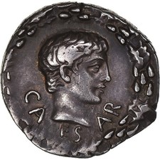 Auguste, Denier, 17 BC