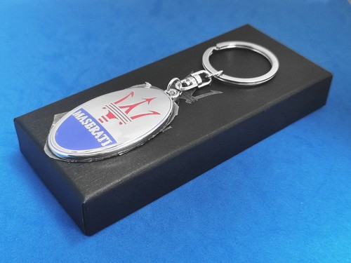 Maserati car logo keychain key - keychain,