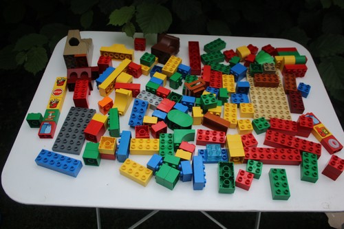 Lot lego duplo brique - duplo, jaune