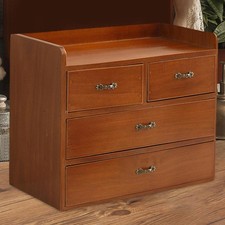 Organiseur de bureau en bois