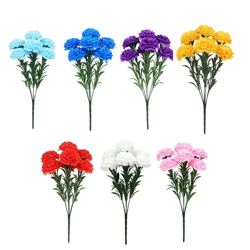 Bouquet faux œillets en - de,