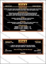 Gottlieb Rocky 1982 Cartes