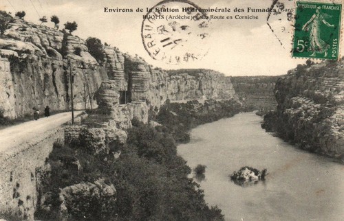 Cpa ruoms la - 07, (ardèche)