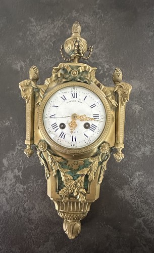 Ancien cartel bronze doré - ancien,