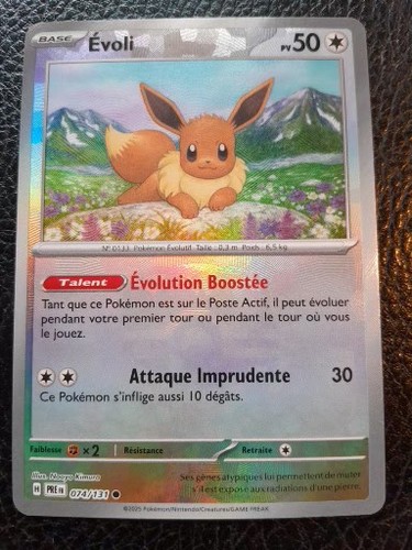 Carte pokémon evoli - pokémon, 074/131