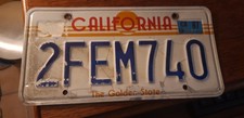 plaque immatriculation