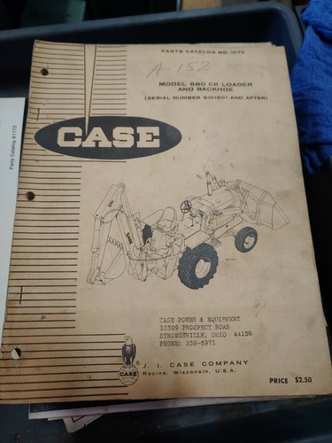 Case 680ck loader backhoe - case,