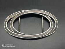 Ancienne Boucle de Ceinture Art Nouveau /Art déco en métal argenté .