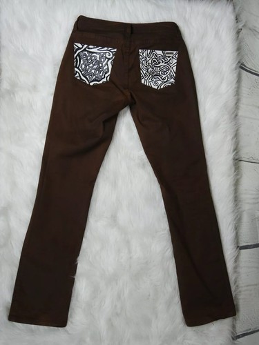 Customized hand painted brown