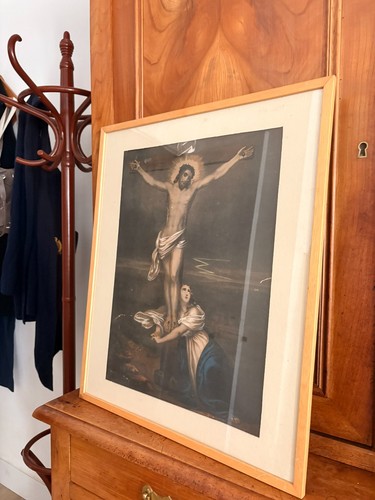 Ancien gravure religieuse - ancien,