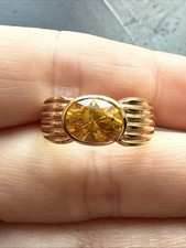 Ancienne Bague Plaquer Or 18k