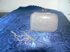 PETIT SAC SOIREE POCHETTE MINAUDIERE LOLLIPOPS POUR MARIONNAUD NEUF GRIS ARGENT