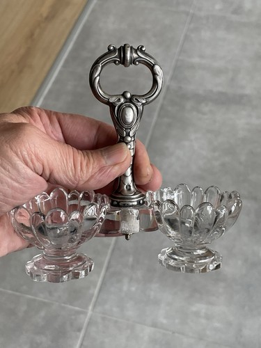 Salière double cristal - salière,
