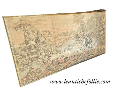 Tapisserie ancienne avec cadre