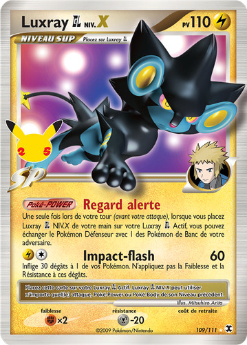 Carte pokémon luxray niv x - pokémon,