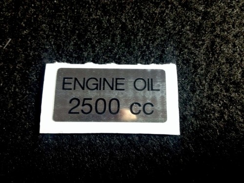 Suzuki re5 oil decal - suzuki,
