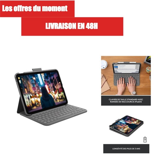 Logitech slim folio - folio, Étui