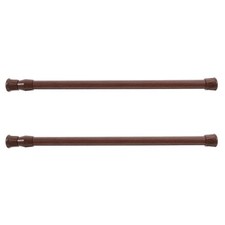2 Pcs Tringle À Rideaux Sans