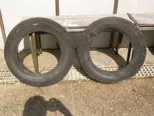  2 pneus anciens 4,00-4,25 x 15. Motos, remorque militaire, tracteurs. Neufs