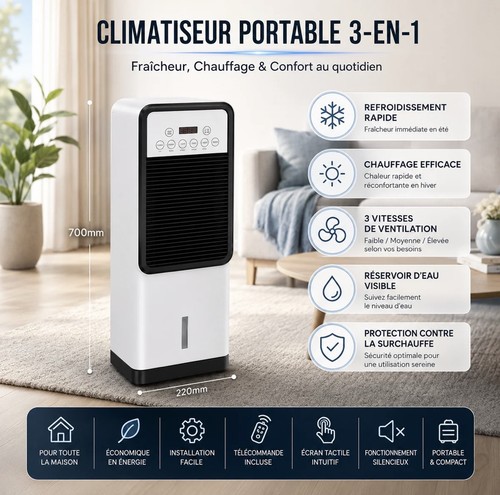 Climatiseur mobile - climatiseur,