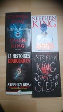 Lot de 4 livres Stephen King