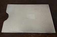 Porte Carte De visite Métal Argenté