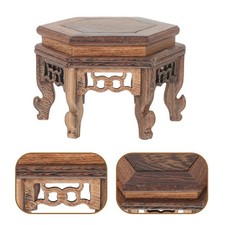  Potence Pour De Fleur Presentoir Base Bois Table Stand Fleurs Intérieures