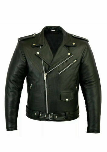 Veste cuir véritable homme - veste, en