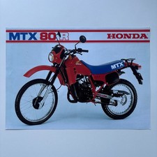 Honda MTX 80 R catalogue