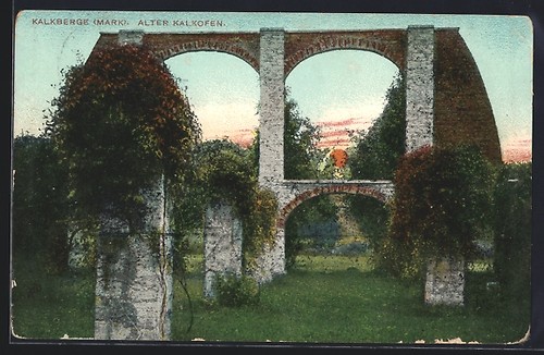 Carte postale calcaire - postale, ancien