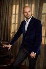 Veste De Fumeur Bleu Marine Pour Hommes Designer Mariage Velours Dîner Soirée