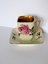 Ancienne Tasse a café + sous tasse - en porcelaine - signé EPIAG