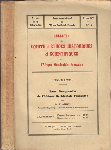 Afrique occidentale française - occidentale,
