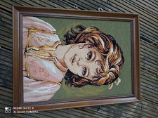 Canevas fini encadré, jeune